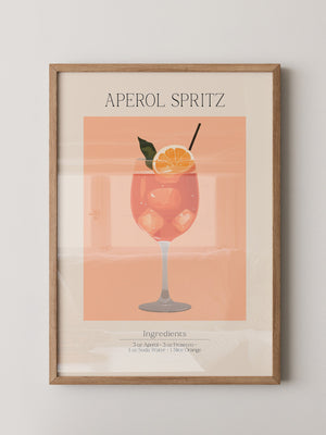 Aperol Spritz Illustration Orange