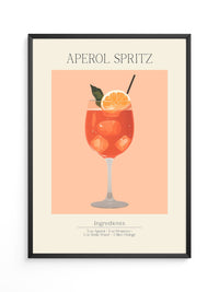 Aperol Spritz Illustration Orange