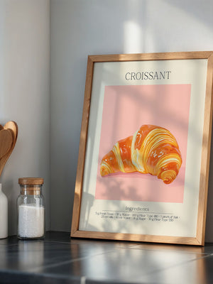 Croissant Pastell Retro