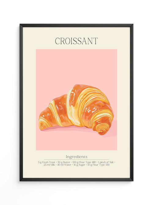 Croissant Pastell Retro
