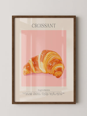 Croissant Pastell Retro