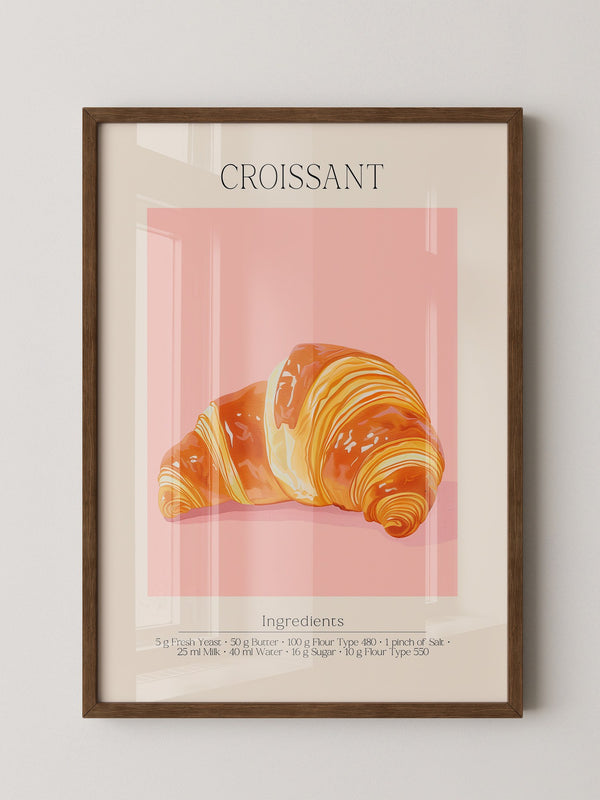 Croissant Pastell Retro