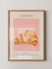Croissant Pastell Retro