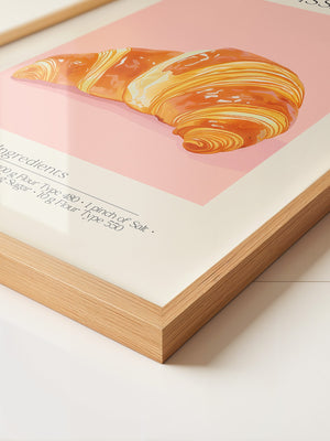 Croissant Pastell Retro