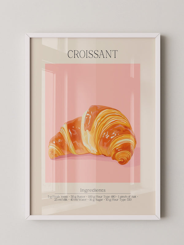 Croissant Pastell Retro