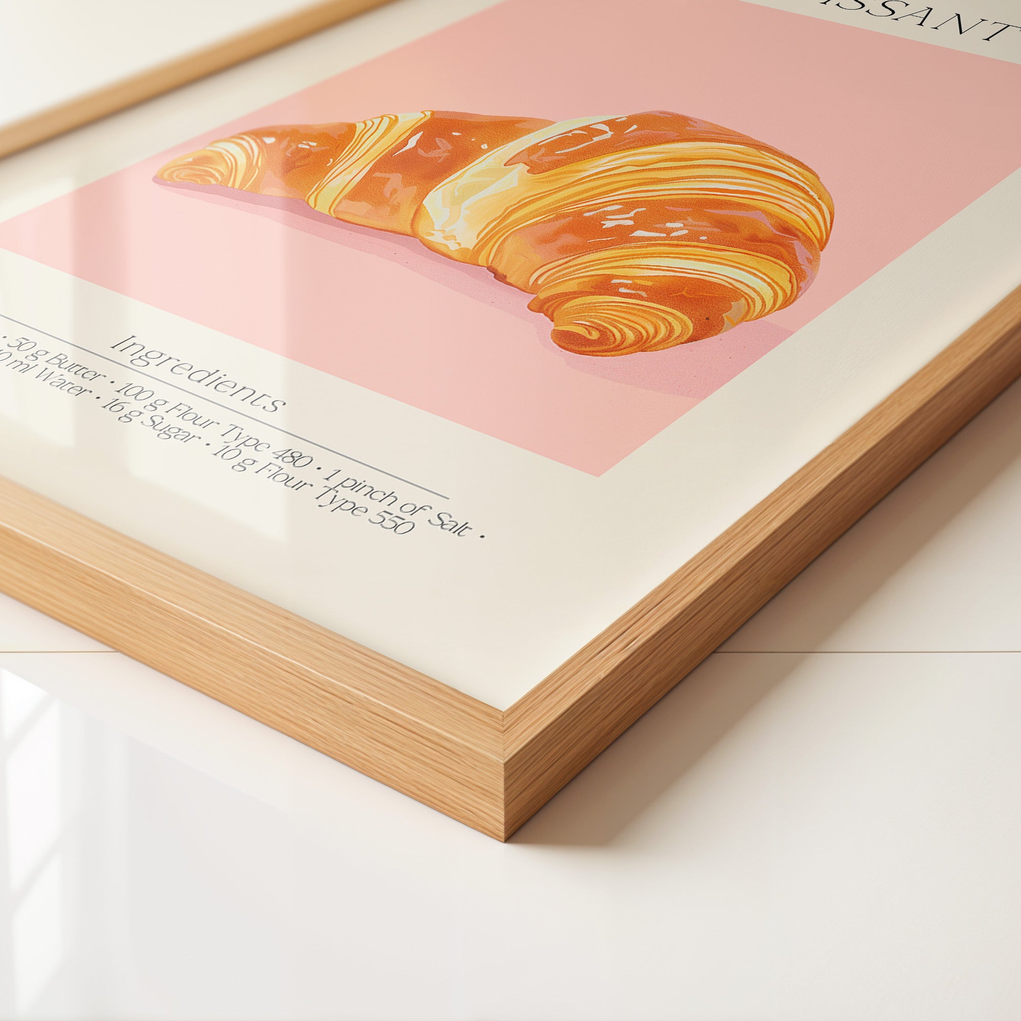 Croissant Pastell Retro