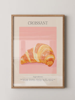 Croissant Pastell Retro