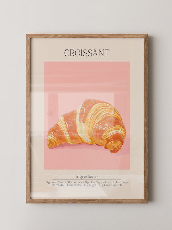 Croissant Pastell Retro