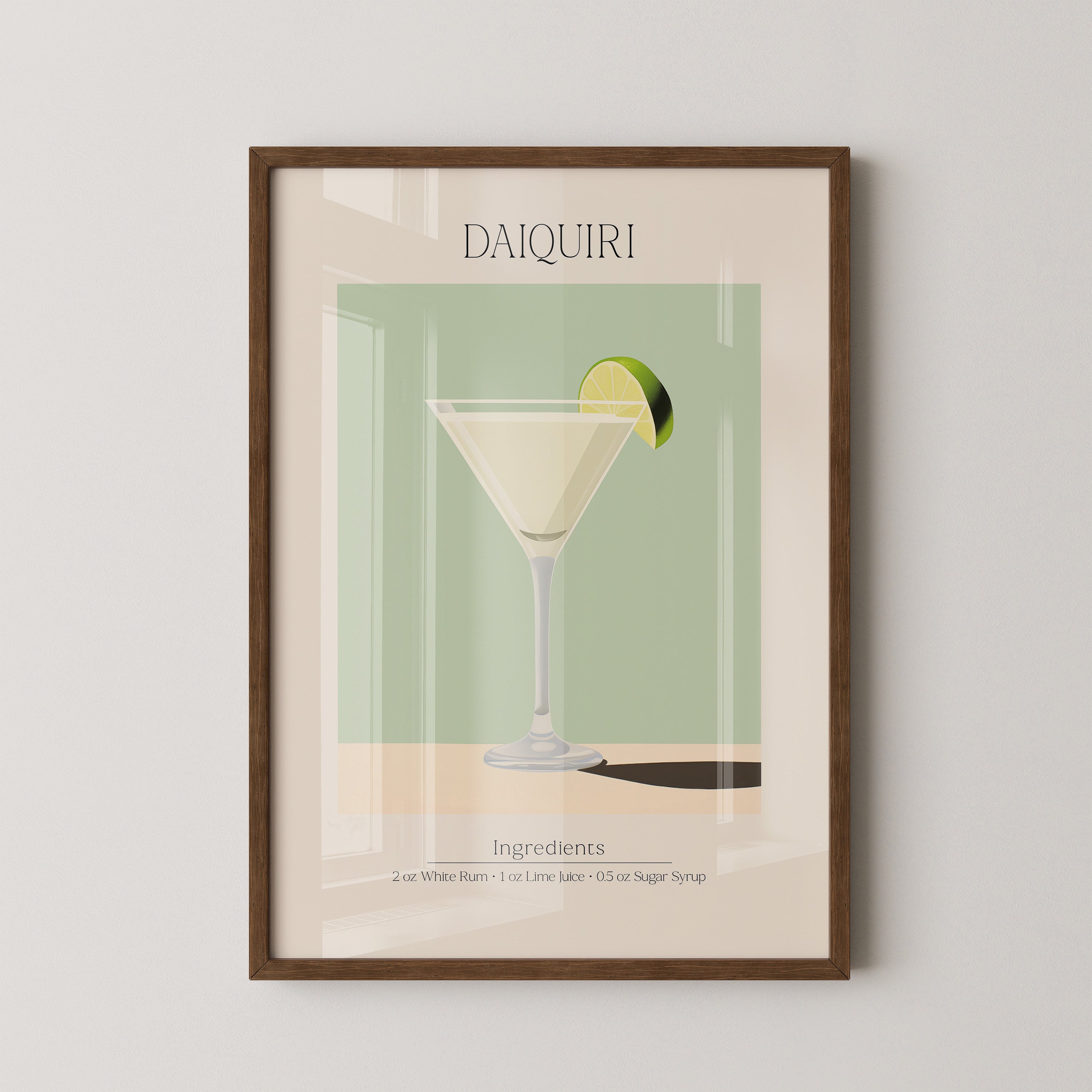 Daiquiri Glas minimalistisch
