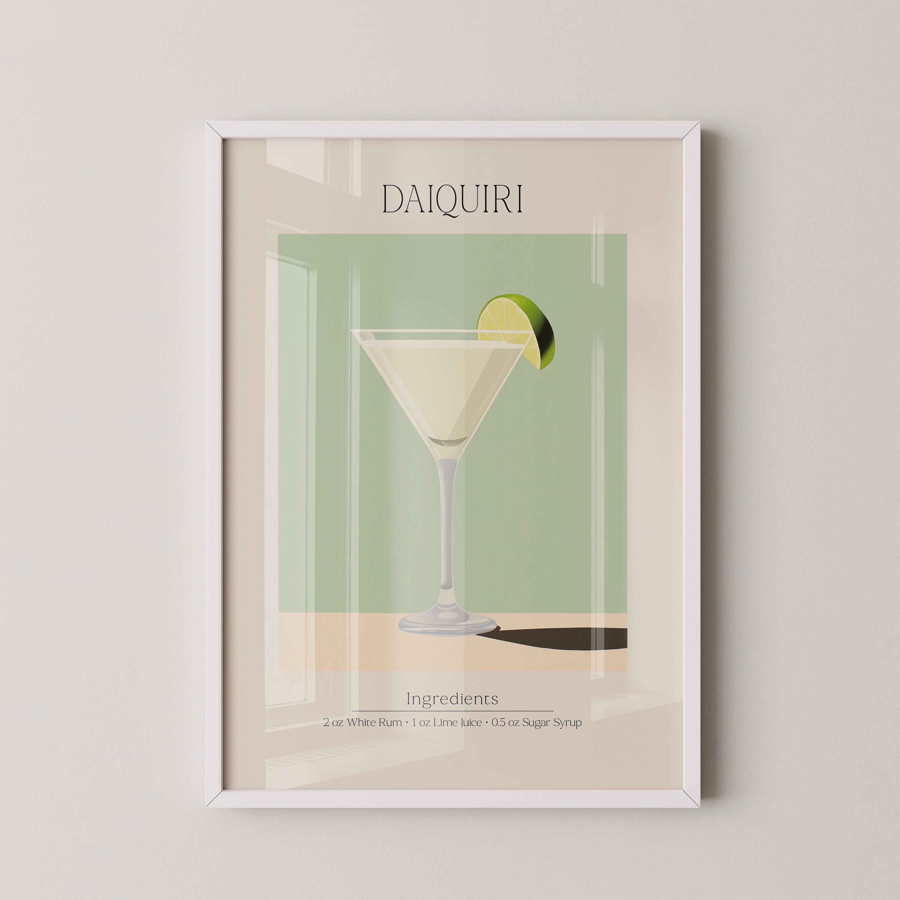 Daiquiri Glas minimalistisch