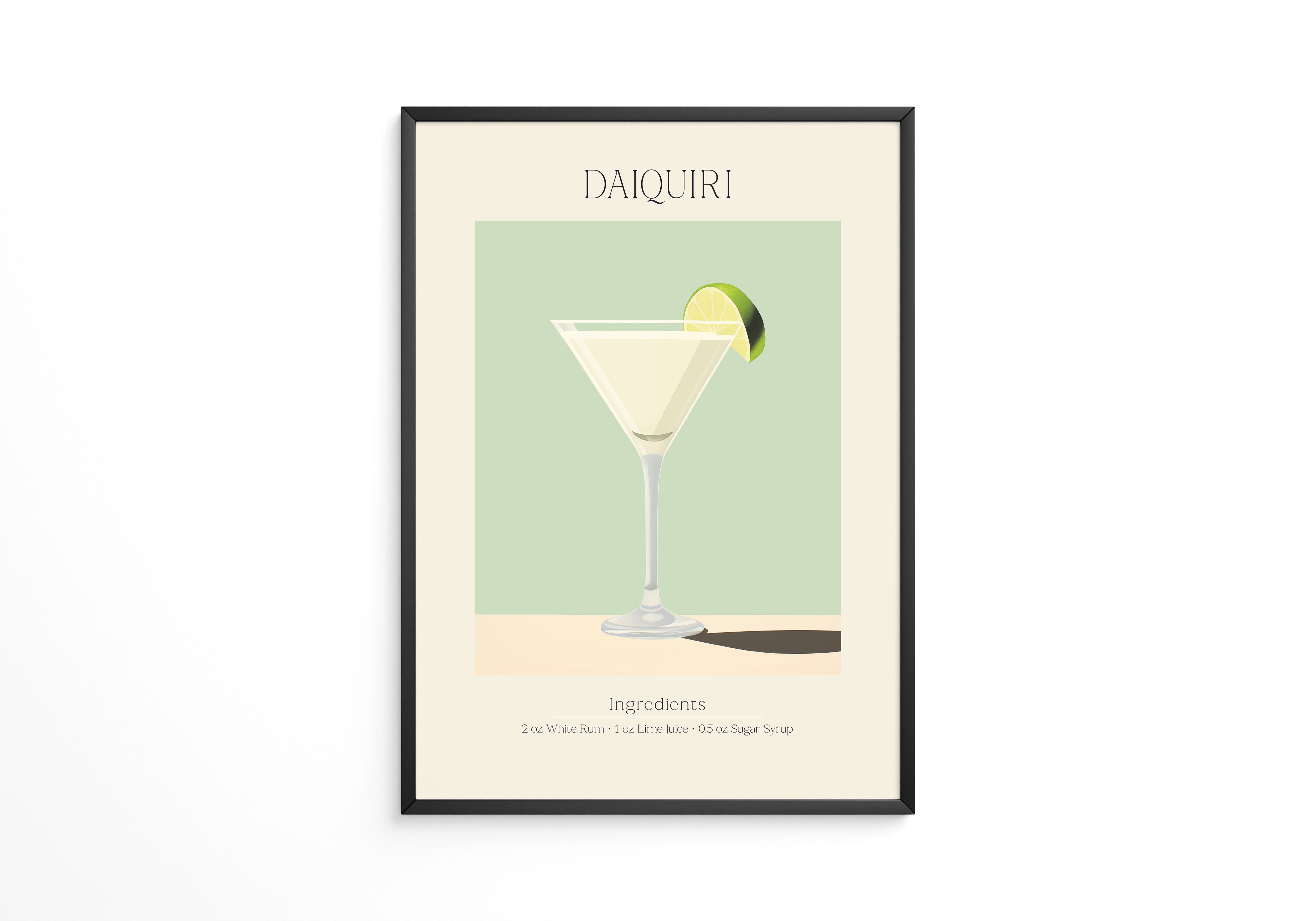 Daiquiri Glas minimalistisch