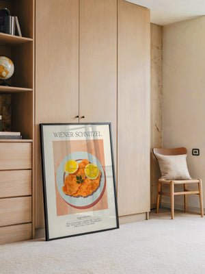Schnitzel Teller Illustration