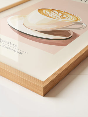 Cappuccino Tasse Retro-Stil