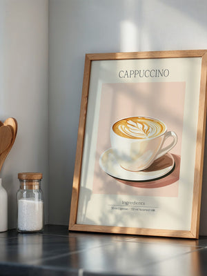 Cappuccino Tasse Retro-Stil