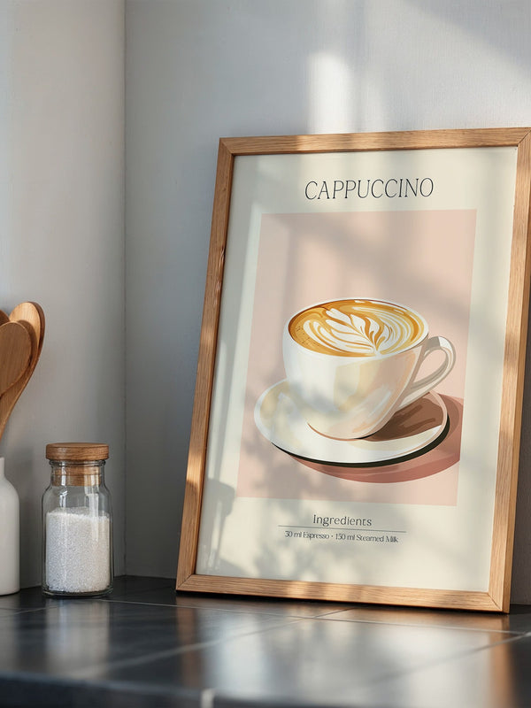 Cappuccino Tasse Retro-Stil