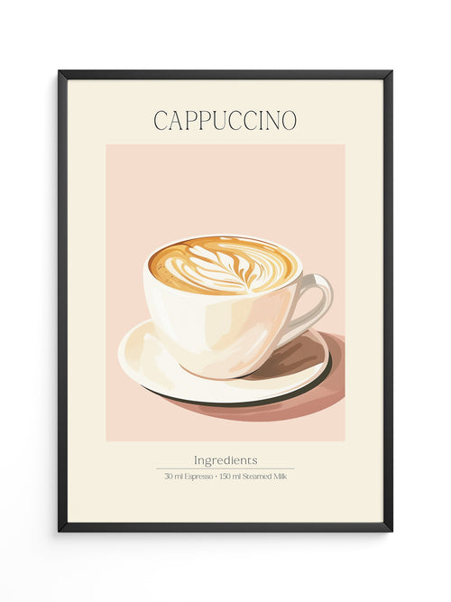 Cappuccino Tasse Retro-Stil