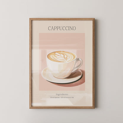 Cappuccino Tasse Retro-Stil