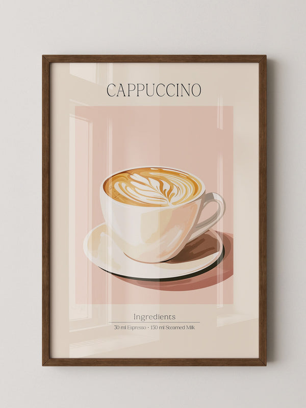Cappuccino Tasse Retro-Stil