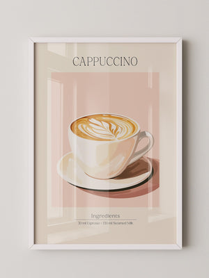 Cappuccino Tasse Retro-Stil