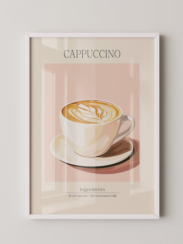 Cappuccino Tasse Retro-Stil