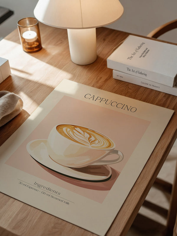 Cappuccino Tasse Retro-Stil