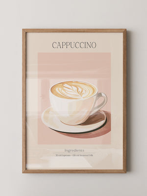 Cappuccino Tasse Retro-Stil