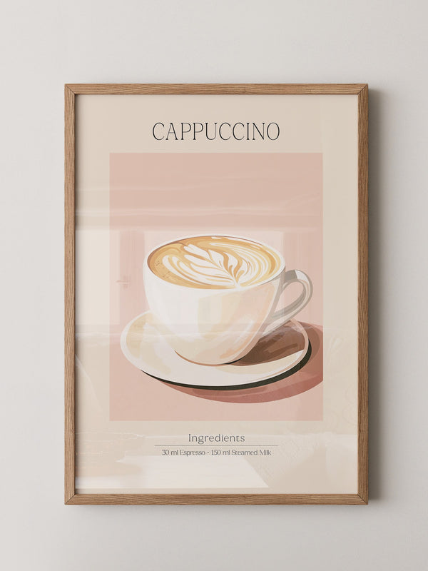 Cappuccino Tasse Retro-Stil