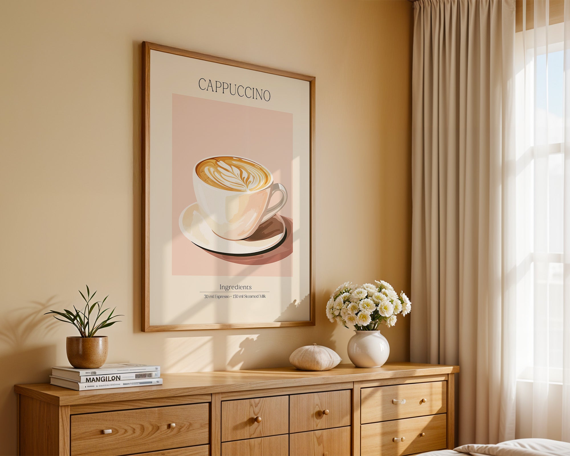 Cappuccino Tasse Retro-Stil