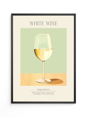 Weinglas Pastellstil
