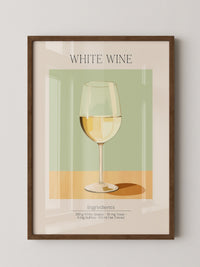 Weinglas Pastellstil
