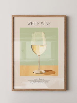 Weinglas Pastellstil