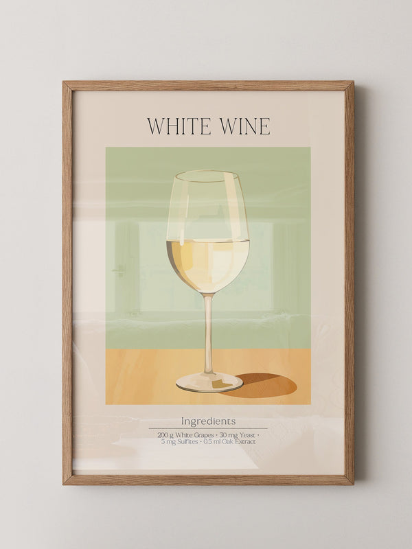 Weinglas Pastellstil