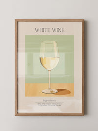 Weinglas Pastellstil