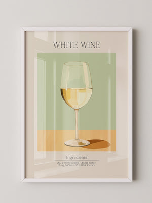 Weinglas Pastellstil