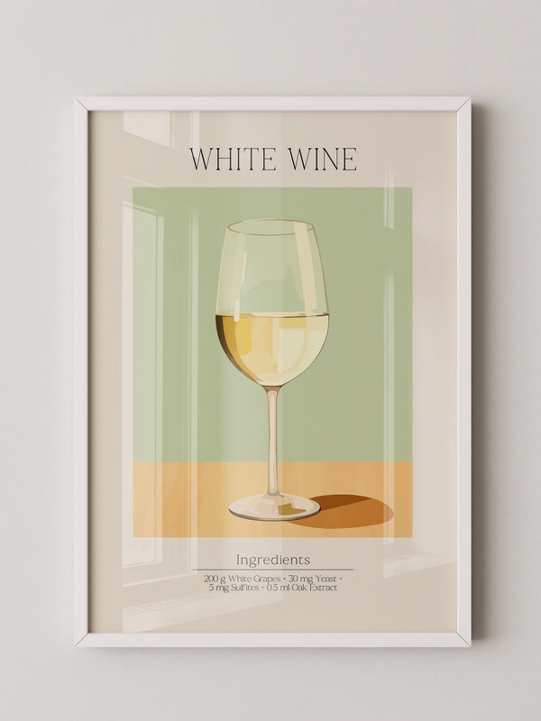 Weinglas Pastellstil