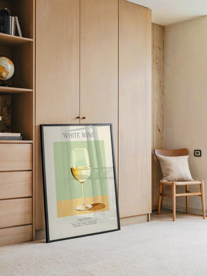 Weinglas Pastellstil