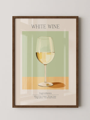 Weinglas Pastellstil