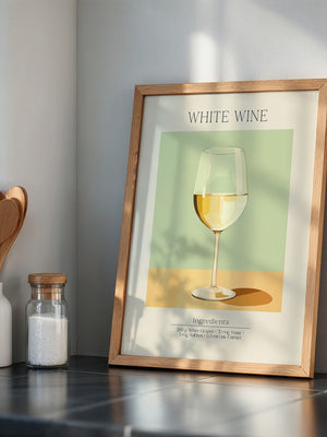 Weinglas Pastellstil