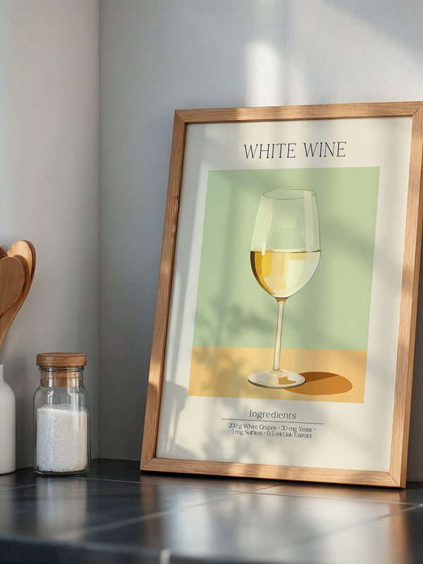 Weinglas Pastellstil
