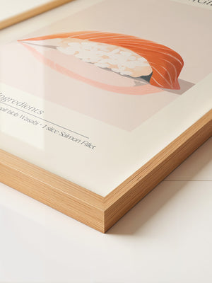 Nigiri Sushi minimalistisch