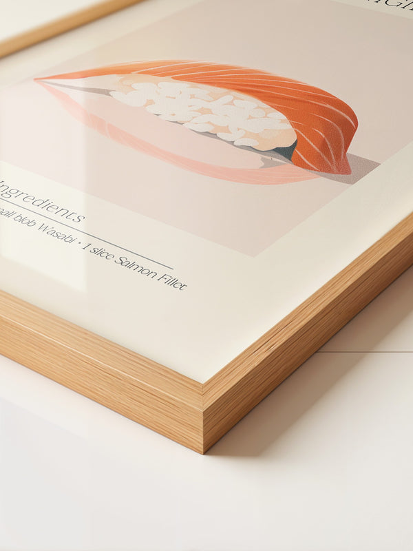 Nigiri Sushi minimalistisch