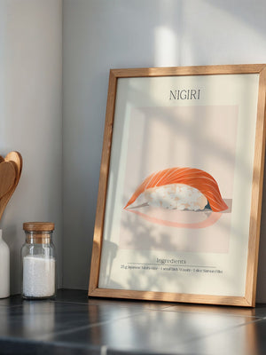 Nigiri Sushi minimalistisch