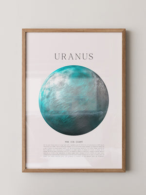 Uranus Eisriese Aquarelloptik
