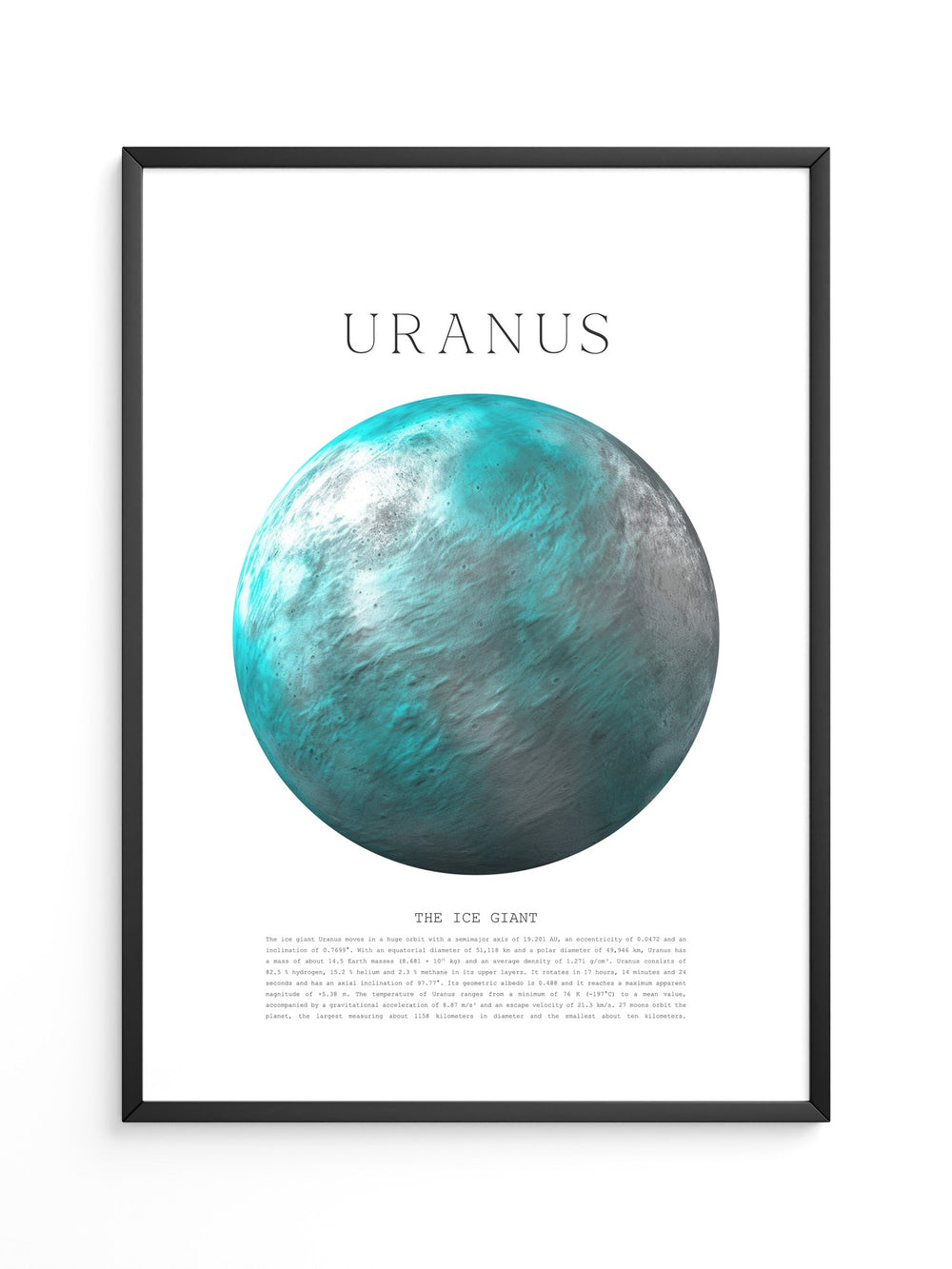 Uranus Eisriese Aquarelloptik