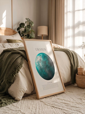 Uranus Eisriese Aquarelloptik