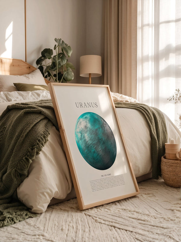 Uranus Eisriese Aquarelloptik
