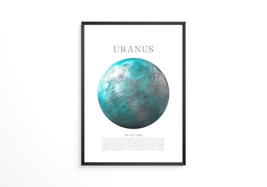 Uranus Eisriese Aquarelloptik