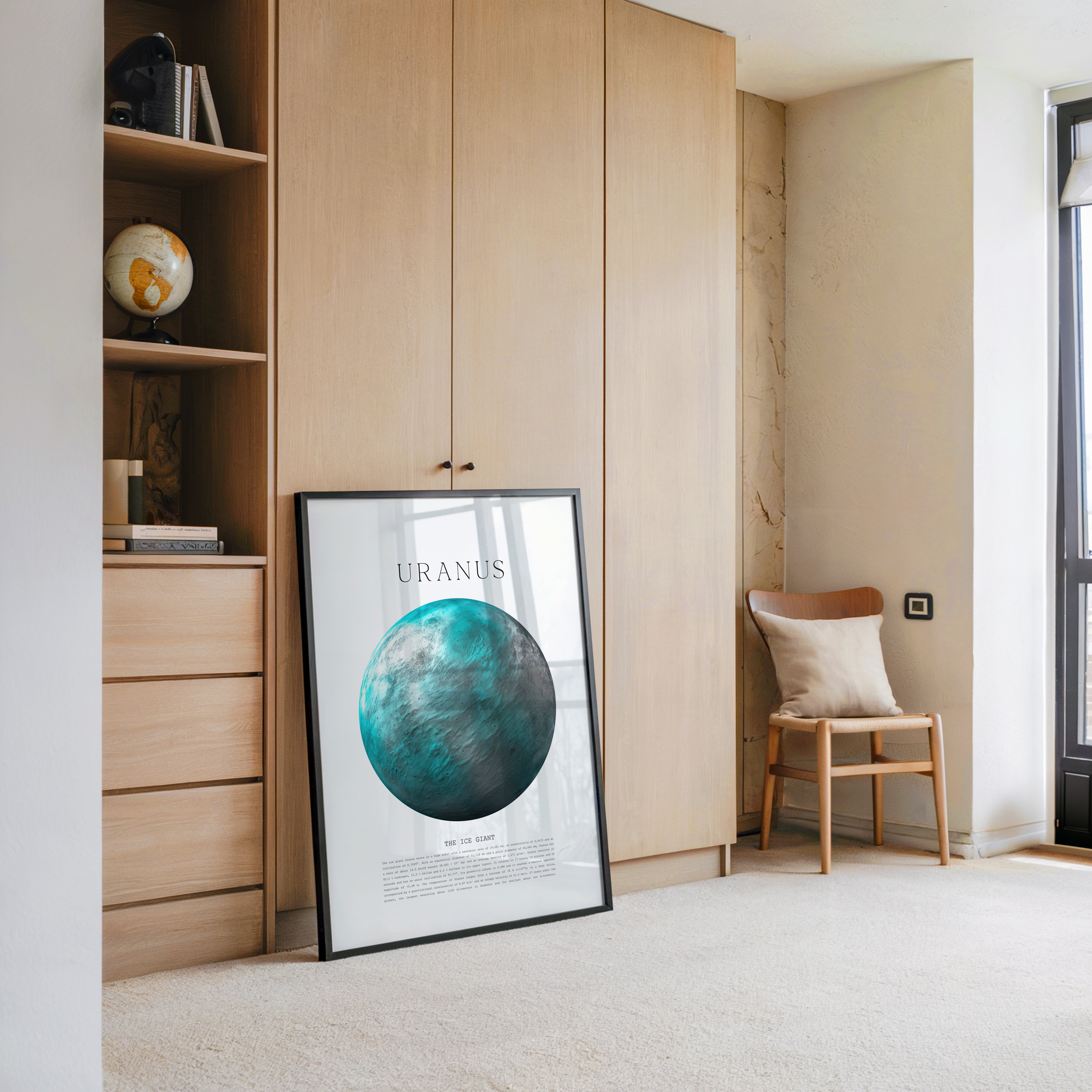 Uranus Eisriese Aquarelloptik