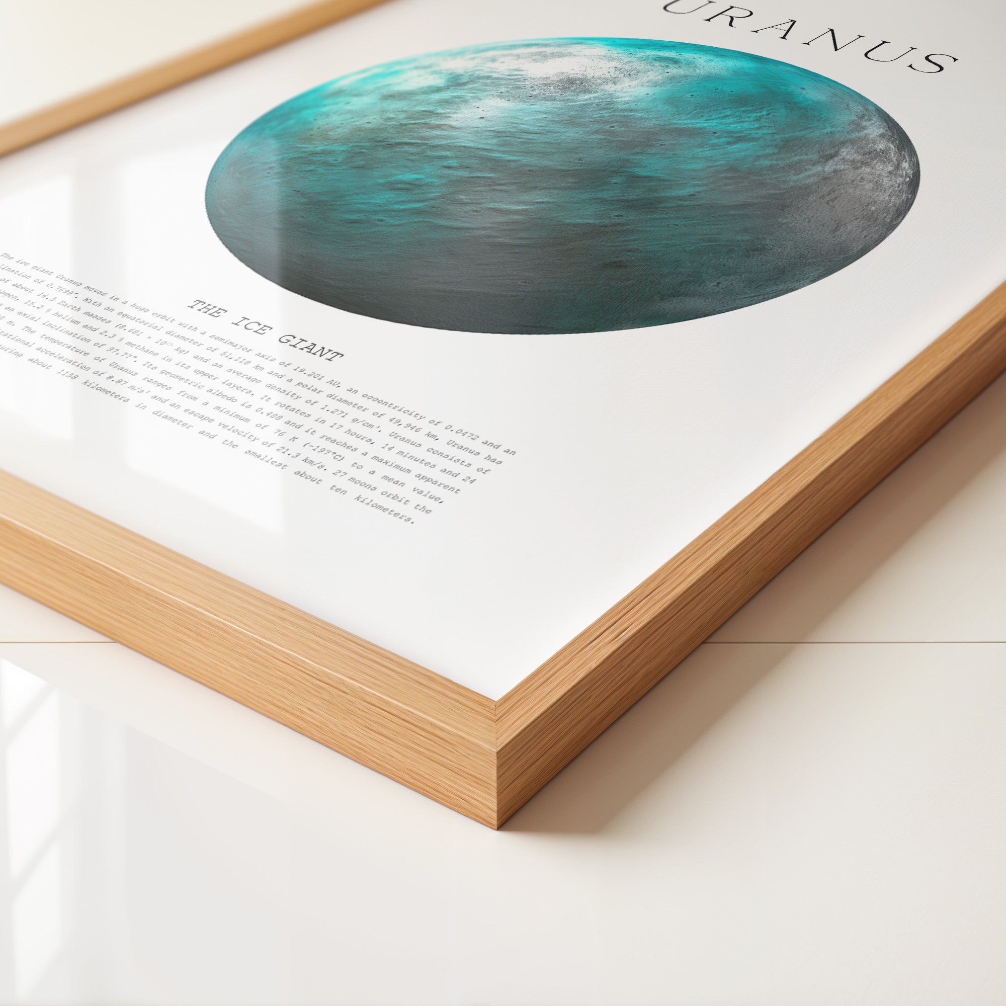 Uranus Eisriese Aquarelloptik