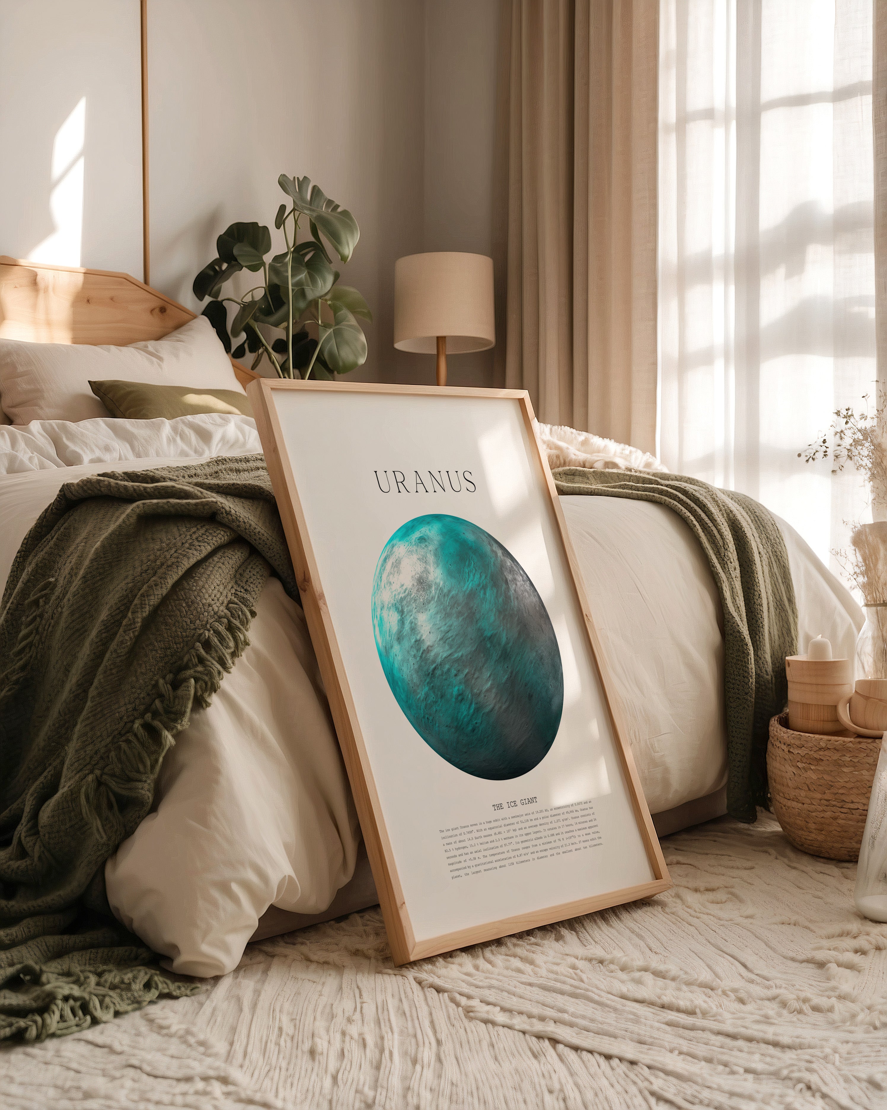 Uranus Eisriese Aquarelloptik